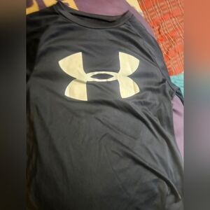Youth Under Armour Black Tee